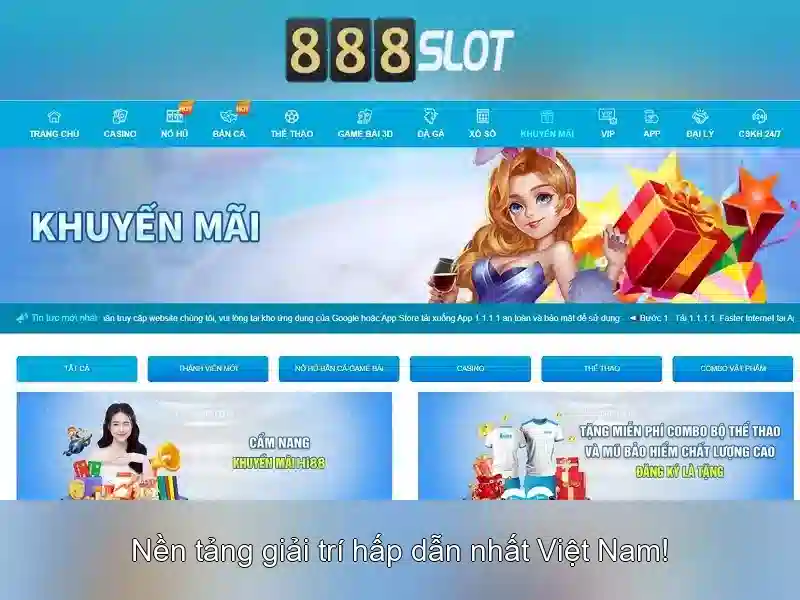 888slot - Nền tảng slot trực tuyến nổi bật
